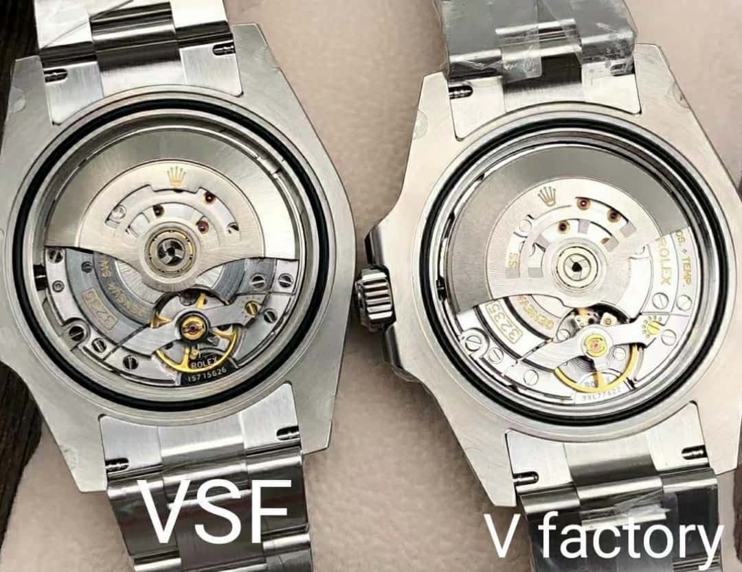 VSF Factory vs Clean Factory: Which Makes the Best Replica Watches? 3 VSF Factory watches case back