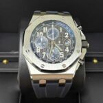 AP 26470ST Royal Oak Offshore Selfwinding Chronograph Leather Strap 7 AP 26470ST Royal Oak Offshore Selfwinding Chronograph Leather Strap Front