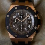 AP Black Ceramic Royal Oak Offshore 18K Rose Gold Front