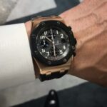 AP Black Ceramic Royal Oak Offshore 18K Rose Gold On Wrist