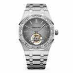 AP Diamond Royal Oak Tourbillon Extra-Thin Grey Dial 7 AP Diamond Royal Oak Tourbillon Extra-Thin Grey Dial