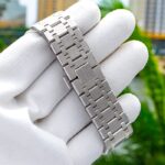 AP Diamond Royal Oak Tourbillon Extra-Thin Grey Dial 10 AP Diamond Royal Oak Tourbillon Extra-Thin Grey Dial Strap