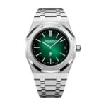 AP Green Dial 15202PT Royal Oak Jumbo Extra-Thin 8 AP Green Dial 15202PT Royal Oak Jumbo Extra-Thin