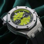 AP Green Dial 26703ST Royal Oak Offshore Diver Chronograph Front