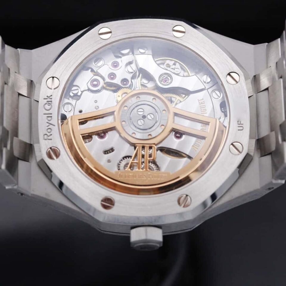 AP Royal Oak 15500ST Blue Dial Caseback