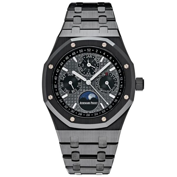 Home 11 AP Royal Oak 26579CE Black Ceramic Perpetual Calendar