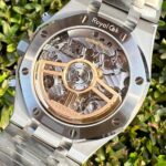 AP Royal Oak Chronograph Blue Dial 11 AP Royal Oak Chronograph Blue Dial Case Back