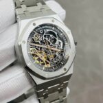 AP Royal Oak Openworked Skeleton Double Balance Wheel Side