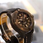 Breitling Avenger Automatic 45mm Seawolf Night Mission Black Titanium With Black Leather Black Dial 9 Breitling Avenger Automatic 45mm Seawolf Night Mission Black Side View