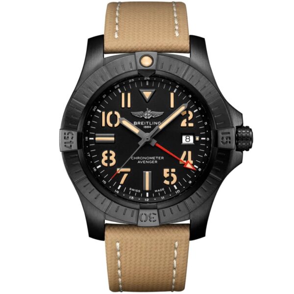 Breitling Avenger Automatic GMT 45 Night Mission V32395101B1X1 Black Dial