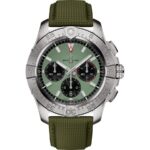 Breitling Avenger B01 Chronogragh Green Dial 44mm AB0147101L1X1 Green Calfskin Leather 9 Breitling Avenger B01 Chronogragh Green Dial 44mm AB0147101L1X1 Green Calfskin Leather