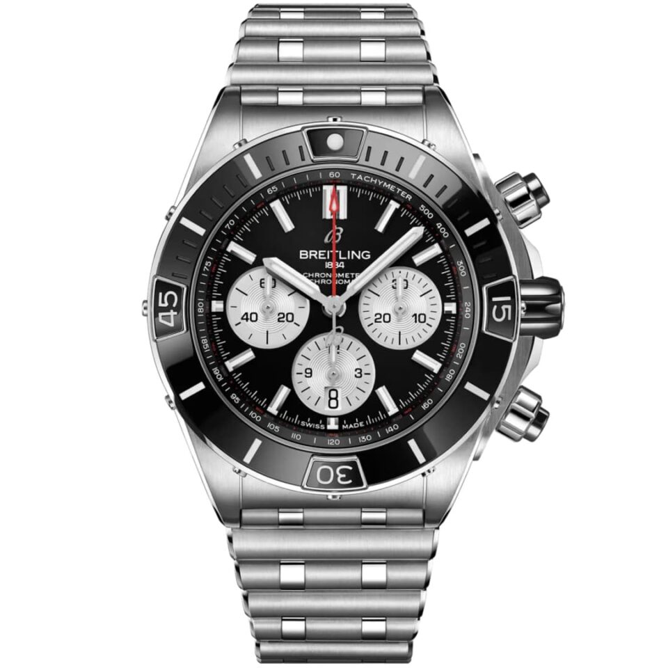 Breitling B01 Super Chronomat AB0136251B1A1 Black Dial