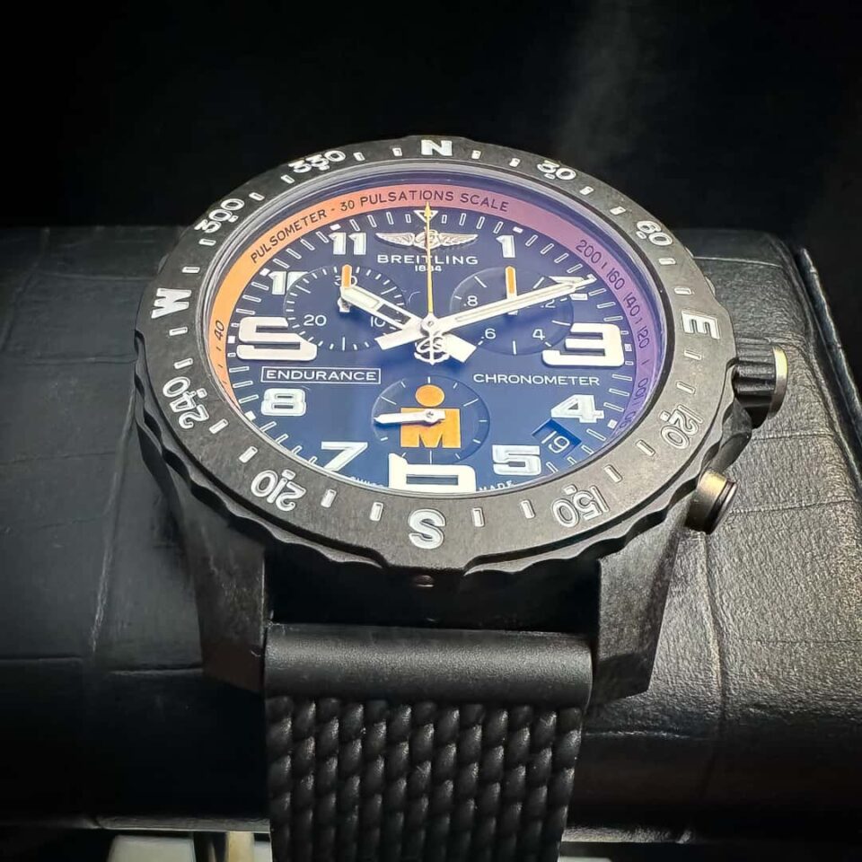 Breitling Endurance Pro Quartz 44mm Black Dial front