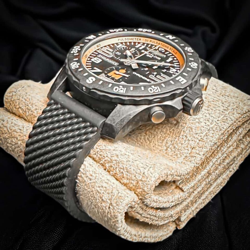 Breitling Endurance Pro Quartz 44mm Black Dial side