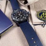Breitling Endurance Pro Quartz X82310D51B1S1 44mm Black Matt Ultralight Polymer Breitlight Black Dial With Blue Rubber 8 Breitling Endurance Pro Quartz X82310D51B1S1 Side