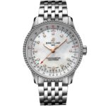 Breitling Navitimer Automatic 35mm White Mother of Pearl dial 7 Breitling Navitimer Automatic 35mm White Mother of Pearl dial