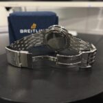 Breitling Navitimer Automatic 35mm White Mother of Pearl dial 10 Breitling Navitimer Automatic 35mm White Mother of Pearl Case Back