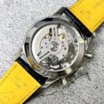 Breitling Navitimer B01 41mm Black Dial with Black Leather Strap Case Back