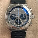 Breitling Super Chronomat B01 42 Grey Dial Titanium With Black Rubber 9 Breitling Super Chronomat B01 42 Grey Front