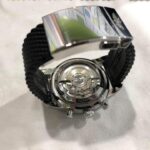 Breitling Superocean Heritage B01 Chronograph 44 Black Dial with Black Rubber 10 Breitling Superocean Heritage B01 44 Black Dial Case Back