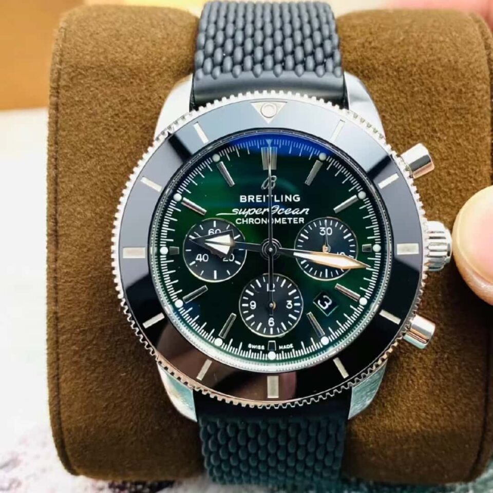 Breitling Superocean Heritage B01 44mm Green Dial Front