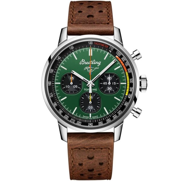 Breitling Top Time Ford Mustang 42mm A253101A1L1X1 Green Dial