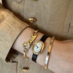 Cartier Baignoire Mini Model WGBA0017 Yellow Gold 9 Cartier Baignoire Mini Model WGBA0017 Yellow Gold on wrist
