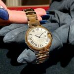 Cartier Ballon Bleu W2BB0037 Two Tone Gold 33mm Automatic Winding 10 Cartier Ballon Bleu W2BB0037 Two Tone Gold 33mm On Wrist