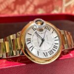 Cartier Ballon Bleu W2BB0037 Two Tone Gold 33mm Automatic Winding 9 Cartier Ballon Bleu W2BB0037 Two Tone Gold 33mm Side View