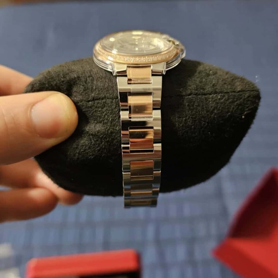 Cartier Ballon Bleu W3BB0023 Two Tone 33MM Side View