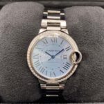 Cartier Ballon Bleu W4BB0028 33mm Blue Dial Front