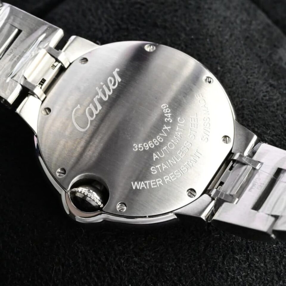 Cartier Ballon Bleu W4BB0035 33mm Diamond Dial Case Back