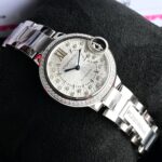 Cartier Ballon Bleu W4BB0035 33mm Diamond Dial 9 Cartier Ballon Bleu W4BB0035 33mm Diamond Dial Front