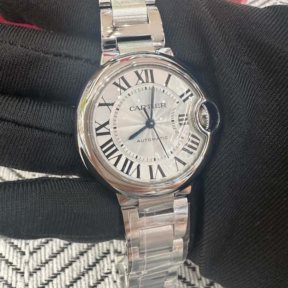 Cartier Ballon Bleu WSBB0044 33mm Silver Dial Front