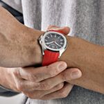 Patek Philippe Aquanaut 5167A-012 Red Strap on Wrist