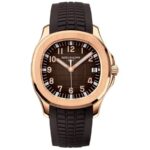 Patek Philippe Aquanaut 5167R-001 Brown Dial 18k Rose Gold