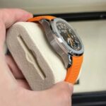 Patek Philippe Aquanaut 5968A-001 Black Dial & Orange Rubber 9 Patek Philippe Aquanaut 5968A-001 Black Dial Orange Rubber Side View