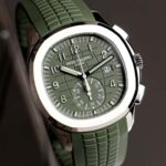 Patek Philippe Aquanaut 5968G-010 Green Dial & Green Rubber 9 Patek Philippe Aquanaut 5968G-010 Green Dial & Green Rubber Side View