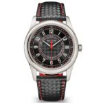 Patek Philippe Calatrava 6007G-010 Black Dial & Black Calfskin Leather Strap 8 Patek Philippe Calatrava 6007G-010 Black Dial & Black Calfskin Leather Strap