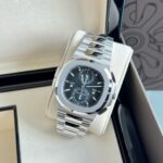 Patek Philippe Nautilus 5990/1A-011 Sunburst Blue (Front View)