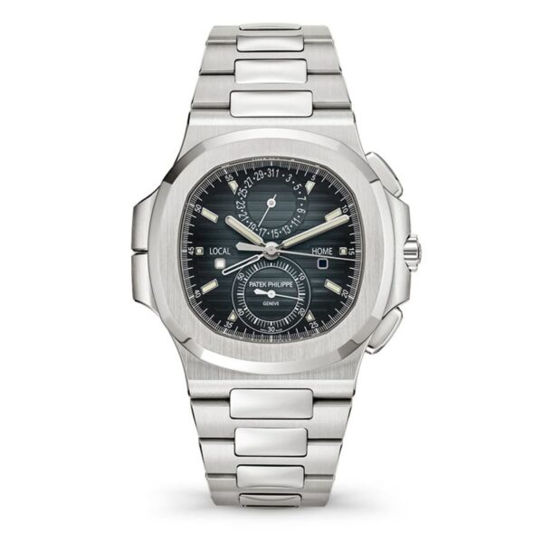 Home 20 Patek Philippe Nautilus 5990/1A-011 Sunburst Blue with Black-gradient Rim Dial