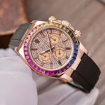 Rainbow Custom Diamond Bezel