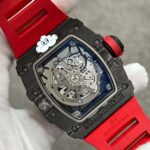 Richard Mille Black RM 35-02 NTPT Carbon Skeleton Dial 10 Richard Mille Black RM 35-02 NTPT Carbon Skeleton Dial Case Back