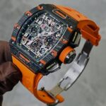 Richard Mille Mclaren Automatic Flyback RM 11-03 Yellow Chronograph 9 Richard Mille McLaren Automatic Flyback RM 11-03 Yellow Chronograph side