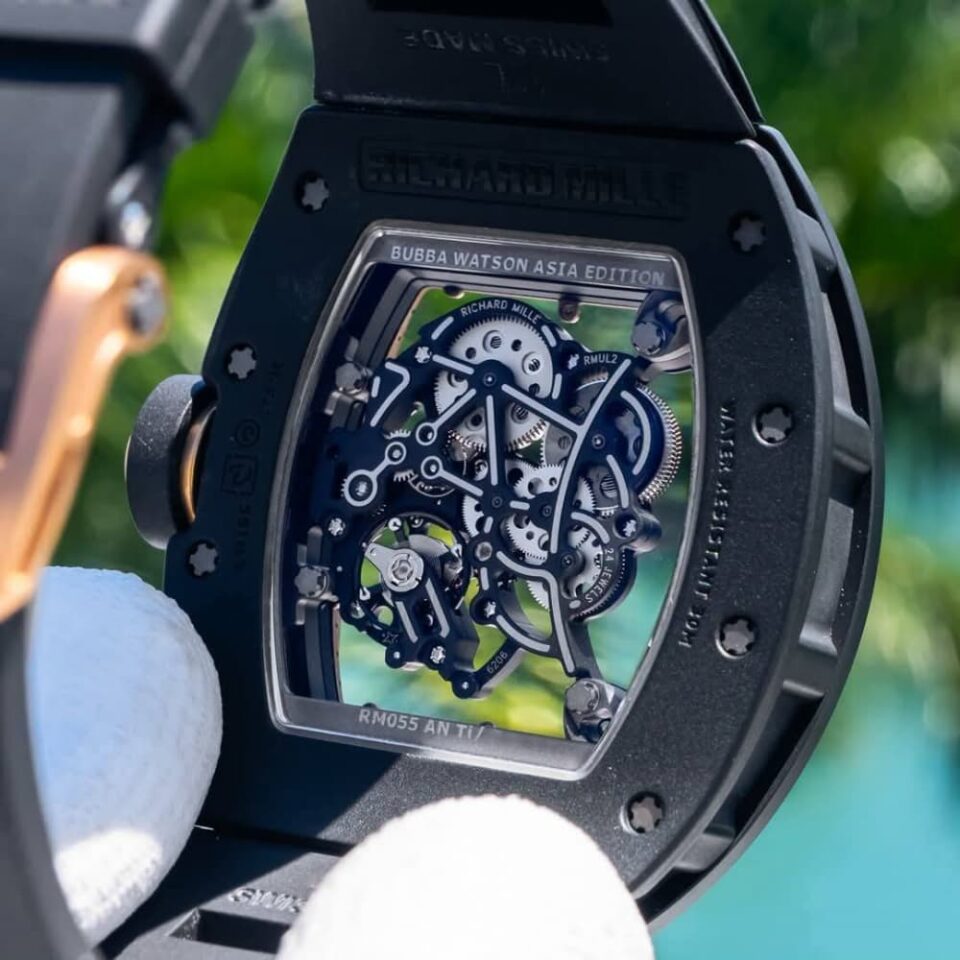 Richard Mille RM 055 Bubba Watson Black Asia Edition Case Back