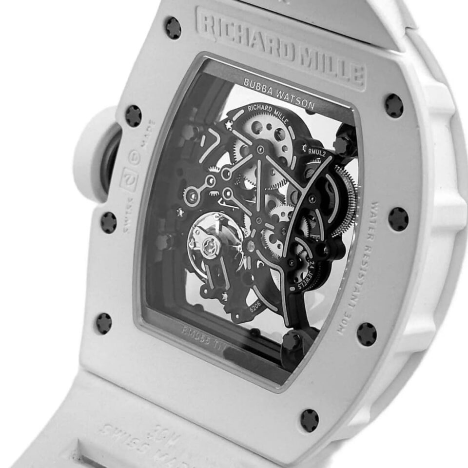 Richard Mille RM055 Bubba Watson White Ceramic Case Back