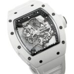 Richard Mille RM055 Bubba Watson White Ceramic 9 Richard Mille RM055 Bubba Watson White Ceramic Front