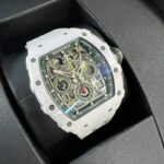 Richard Mille RM11-03 Le Mans White Atz Ceramic Flyback 9 Richard Mille RM11-03 Le Mans White Atz Ceramic Flyback side