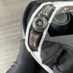 Richard Mille RM11-03 Le Mans White Atz Ceramic Flyback 10 Richard Mille RM11-03 Le Mans White Atz Ceramic Flyback strap