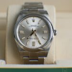Rolex 124300 Oyster Perpetual Silver Dial 8 Rolex 124300 Oyster Perpetual Silver Dial Front